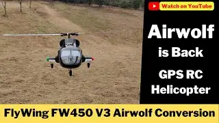 Incredible Bell 222 Airwolf RC Helicopter Maiden Flight - You Need to See!