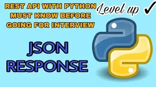 Rest API with Python | Interview Question | JSON Response | Code link in desc. @CodeasByteS #python