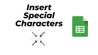 Insert Special Characters Google Sheets Add-On - Installing and Basic Usage