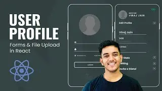 USER PROFILE using React JS | FORMS and FILE UPLOAD in React | React Projects | GeeksforGeeks