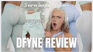 DFYNE REVIEW | New Impact Colors Try on Haul, best BBL scrunch shorts leggings? new fit? 2024