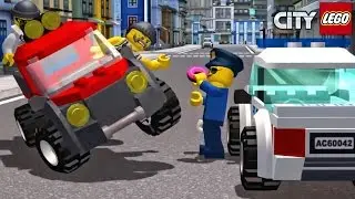 Lego Police  Police Car -Лего Полиция Мультик про Лего Полицейская Машина Super Транспорт
