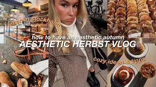 AESTHETIC HERBST GUIDE + VLOG 🍂 days in stockholm, ideen & tipps, pinterest board ☕️