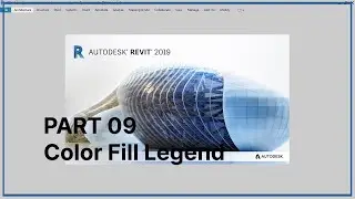 Revit 2019 Beginner Tutorial - Color Fill Legend [Part 09]