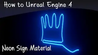 Creating a 3D Neon Sign | Photoshop 3DS Max Unreal Engine 4 Tutorial Part 2