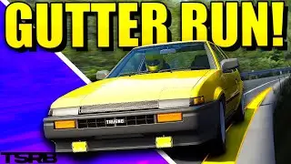 How to do the GUTTER RUN | Assetto Corsa Touge