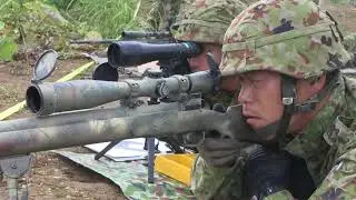 U.S. Marines and Japanese Ground Self-Defense Force ★ Sniper fires during exercise Northern Viper