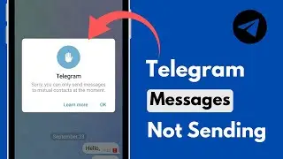 Solved✅: Telegram you can only send messages to mutual contacts at the moment | iPhone _ Android