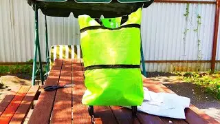 Складная хозяйственная сумка тележка / Foldable shopping trolley bag