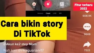TUTORIAL CARA MENAMBAHKAN BIKIN STORY DI TIKTOK | FITUR FOTO TIKTOK 2022 