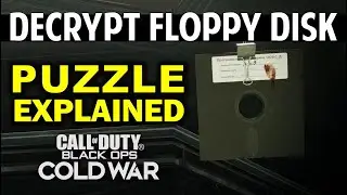 Operation Chaos: How to Decrypt Floppy Disk | Code & Passphrase Puzzle |  Call of Duty Cold War