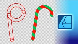 Affinity Designer 2 Shape Builder Tool Christmas ClipArts Download and Tutorial