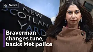 Suella Braverman expresses “full backing” for Met ahead of pro-Palestine protests