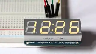 Adafruit 4-Digit 7-Segment Display w/I2C Backpack