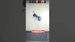 🐜Ant MS Word Symbol Shortcut Key 