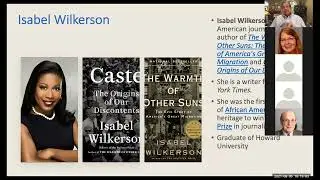 A Discussion of the Book Caste: The origins of our Discontents  by Isabelle Wilkerson