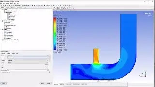 Elbow  Hot Water Mixing Fluid Simulation with Full Discription Using Ansys Fluent and Solidwork