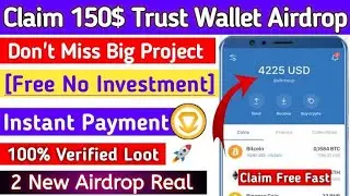 INSTANT 500$ PAYMENT AIRDROPS #airdrop #new_crypto_airdrop_today #token_claim_free #earnmoneyonline