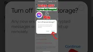 How to Turn Off End to End Encryption in Messenger 2024 | Remove End to End Encryption on Messenger