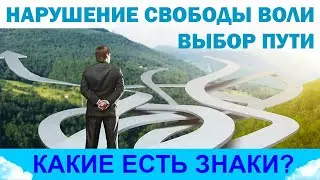 Нарушение свободы воли и выбор пути. Какие есть знаки правильности?