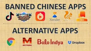 Alternative Apps for banned Chinese Apps