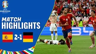 Spain vs Germany | 2-1 | Highlights | UEFA Euro 2024 | germany vs spain