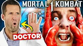 ER Doctor REACTS to Mortal Kombat 1 (MK1) Homelander vs Omni-Man Fatalities