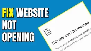 [Solved] Some Websites Not Opening/Loading in Any Browser