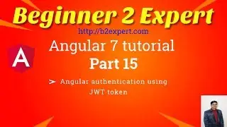 Angular Login Page part-3 : How to create a secure angular application using JWT token