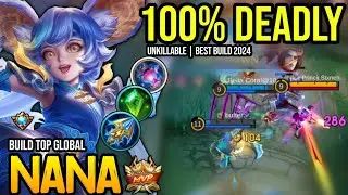 NANA BEST BUILD 2024 | BUILD TOP GLOBAL NANA GAMEPLAY | MOBILE LEGENDS✓