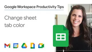 How to change the tab color in Google Sheets