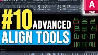 AutoCAD YQArch Tutorial | 10 Powerful Object Align Tools