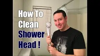 How To Clean a Shower Head in 2 Simple Steps!