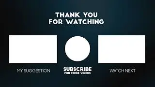 youtube end card template free download