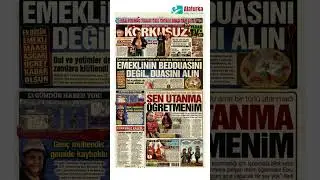 Korkusuz Gazetesi 1. Sayfa - 31 Aralık 2024