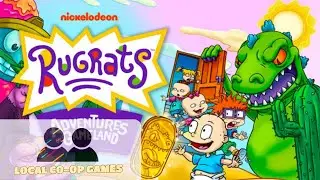 Rugrats Adventures in Gameland - How to Play Local Coop Multiplayer (Gameplay)