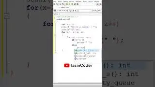 Star Pattern 4 Program in C Language | TasinCoder
