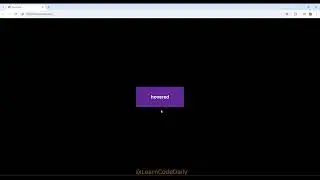 Hover Effect on Button Using HTML & CSS || #tutorial #animation #viralvideo #video #shorts