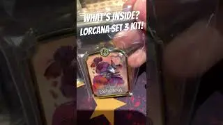 Lorcana Set 3 into the ink lands promo kits box opening. 