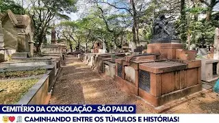 🌹🕊️ Andando pelo Cemitério da Consolação: Cultura e Memórias Eternas!