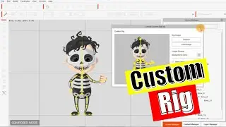 How to create custom rig a character in cartoon animator 4