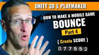 Making a Mobile Bounce Game with Unity 3D and Playmaker - Adding Score to Game