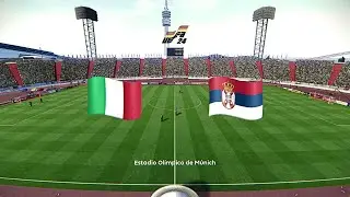 Легенды УЕФА / Евро 2024 / ИТАЛИЯ - СЕРБИЯ / Группа B - 1 тур (PES Classic mod)