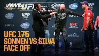 UFC 175: Chael Sonnen, Wanderlei Silva Have Heated Staredown