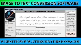 How To Convert Image To Notepad Converter Software | Image To Notepad Converter Software |