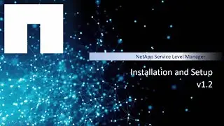 Installation and Setup for NetApp Service Level Manager