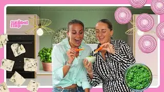 Pesto aioli & blauwe kaas dip met roze uitjes 🌱 | Met Yentl van Arkel | Babbelhap s01a06 | KOOKSHOW