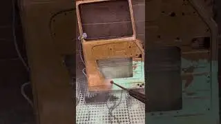 Satisfying chemical paint removal. #restoration #satisfying #automotive #asmr #pressurewashing