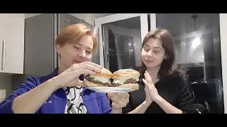Подарок на День Рождения!😊Самый вкусный гамбургер