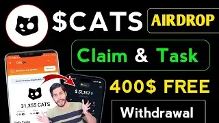 CATS Airdrop Claim, CATS Airdrop Withdrawal, cats airdrop listing date, cats airdrop wallet connect